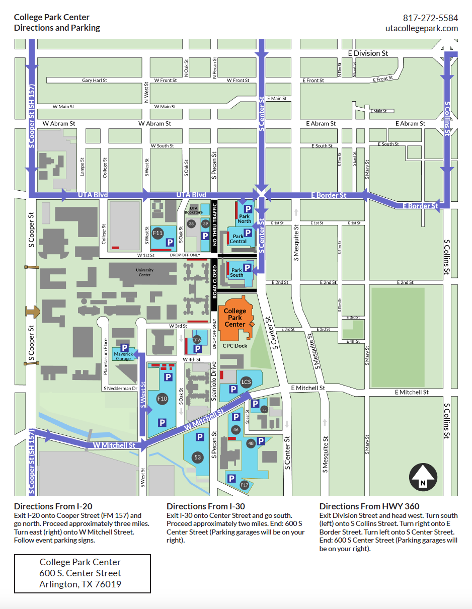 High School Parking Map