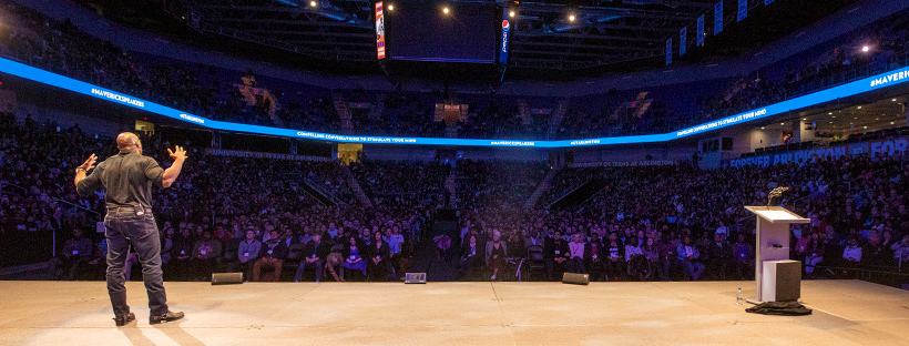 Stage view at an event in the CPC