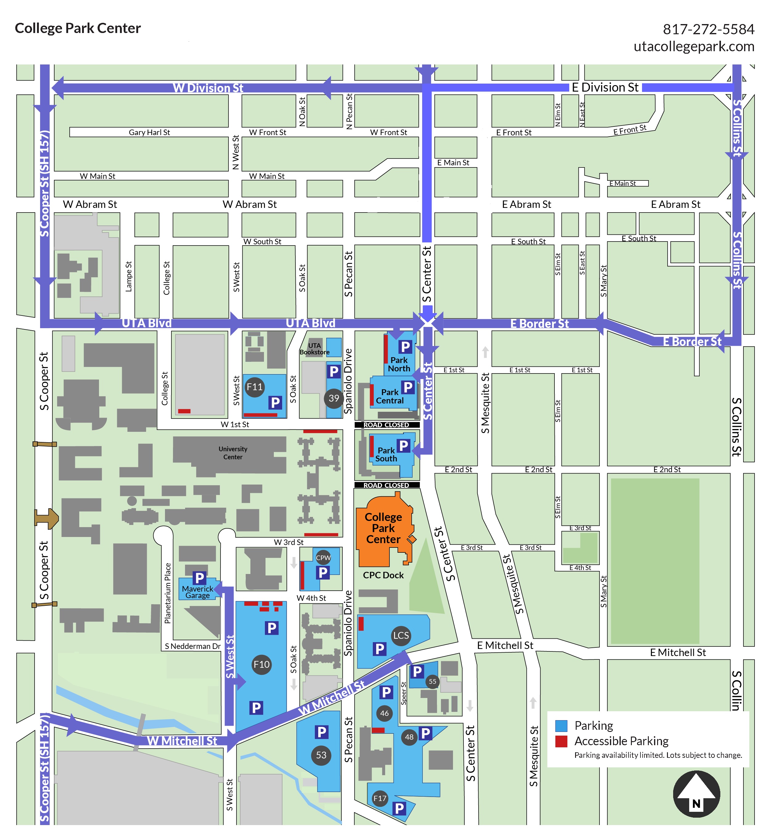 Uta Campus Map