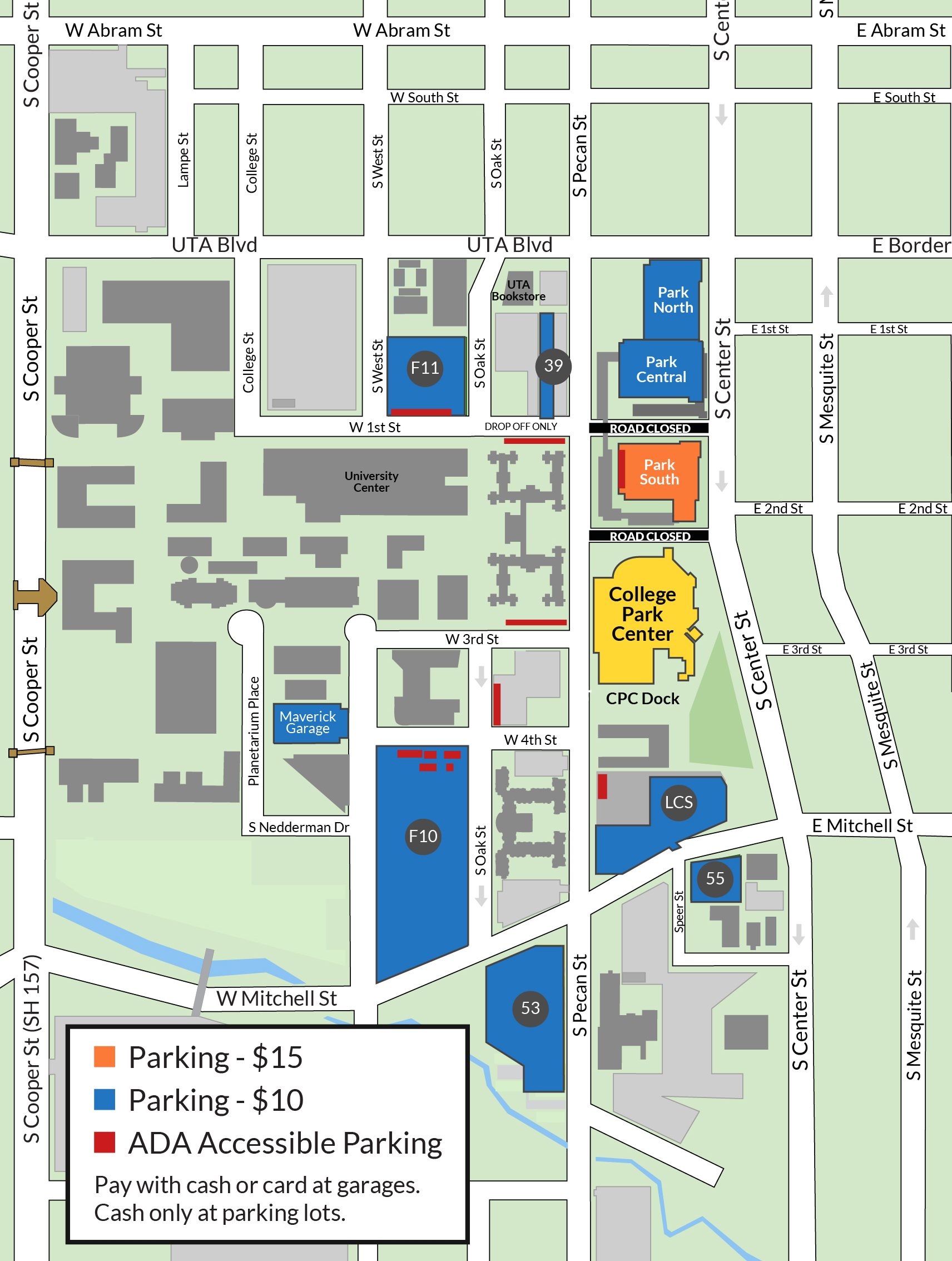 Uta Student Parking - 60dn09f